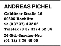 Pichel, Andreas