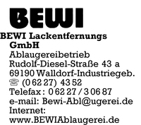 Bewi-Lackentfernungs GmbH