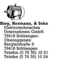 Bieg & Sohn GmbH, Hermann
