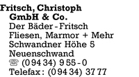 Fritsch GmbH & Co., Christoph