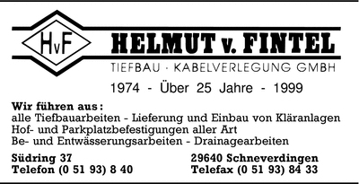 Fintel GmbH, Helmut von