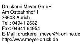 Druckerei Meyer GmbH