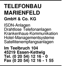Telefonbau Marienfeld GmbH & Co. KG
