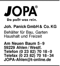 Panick GmbH & Co. KG, Joh.