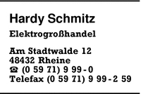 Schmitz, Hardy