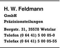 Feldmann GmbH, H. W.
