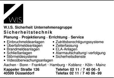 W.I.S. Sicherheit Unternehmensgruppe