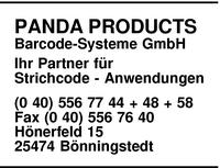 Panda Products Barcode Systeme GmbH