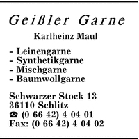 Geiler Garne, Karlheinz Maul