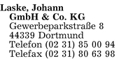 Laske GmbH & Co. KG, Johann