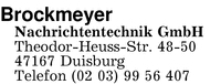 Brockmeyer Nachrichtentechnik GmbH