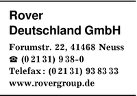 Rover Deutschland GmbH