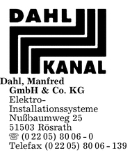 Dahl GmbH & Co. KG, Manfred