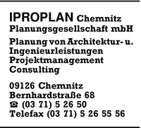 Iproplan Chemnitz Planungsgesellschaft mbH