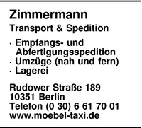 Zimmermann Transport & Spedition