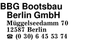 BBG Bootsbau Berlin GmbH