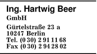 Beer, Hartwig, Ing., GmbH