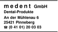 medent GmbH Dental-Produkte