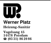 Platz, Werner