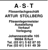 AST Fliesenfachgeschft Artur Stollberg