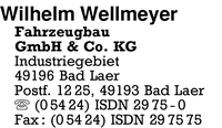 Wellmeyer, Wilhelm, GmbH & Co. KG