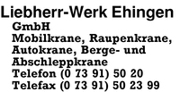 Liebherr-Werk Ehingen GmbH