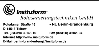 Insituform Rohrsanierungstechniken GmbH