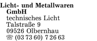 Licht- und Metallwaren GmbH