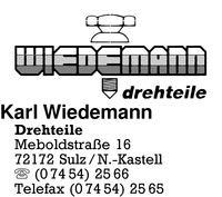 Wiedemann, Karl