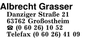 Grasser, Albrecht