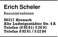 Scheler, Erich