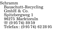 Schramm Bauschutt-Recycling GmbH & Co.