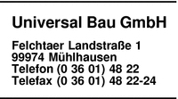 Universal Bau GmbH