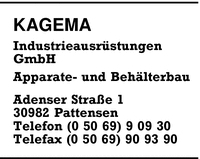 Kagema Industrieausrstungen GmbH