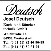 Deutsch GmbH, Josef