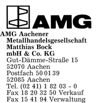 AMG Aachener Metallhandelsgesellschaft Matthias Bock mbH & Co. KG