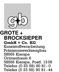 Grote + Brocksieper GmbH + Co. KG