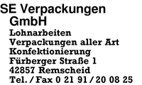 SE Verpackungen GmbH