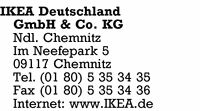 IKEA Chemnitz GmbH & Co. KG
