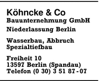 Khncke & Co. Bauunternehmung GmbH