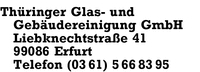 Thringer Glas- und Gebudereinigung GmbH