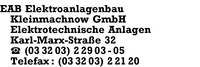 EAB Elektro-Anlagenbau Kleinmachnow GmbH