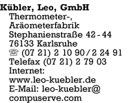 Kbler GmbH, Leo