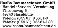 HasBa Baumaschinen GmbH