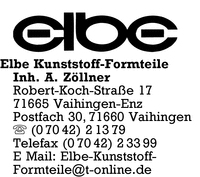 Elbe Kunststoff-Formteile, Inh. A. Zllner