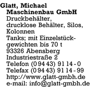 Glatt GmbH, Michael