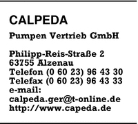 CALPEDA Pumpen Vertrieb GmbH