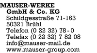Mauser-Werke GmbH & Co. KG