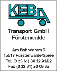 KEBA Transport GmbH Frstenwalde