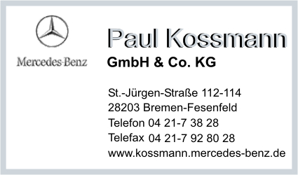 Kossmann GmbH & Co. KG, Paul